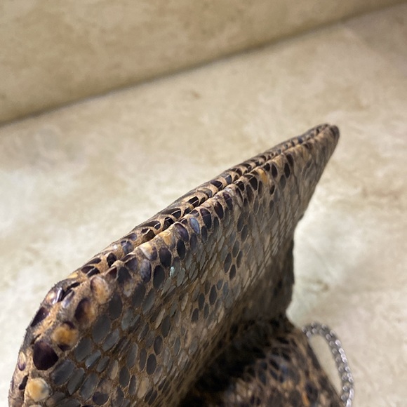 Hobo snakeskin silver chain crossbody - Picture 6 of 7